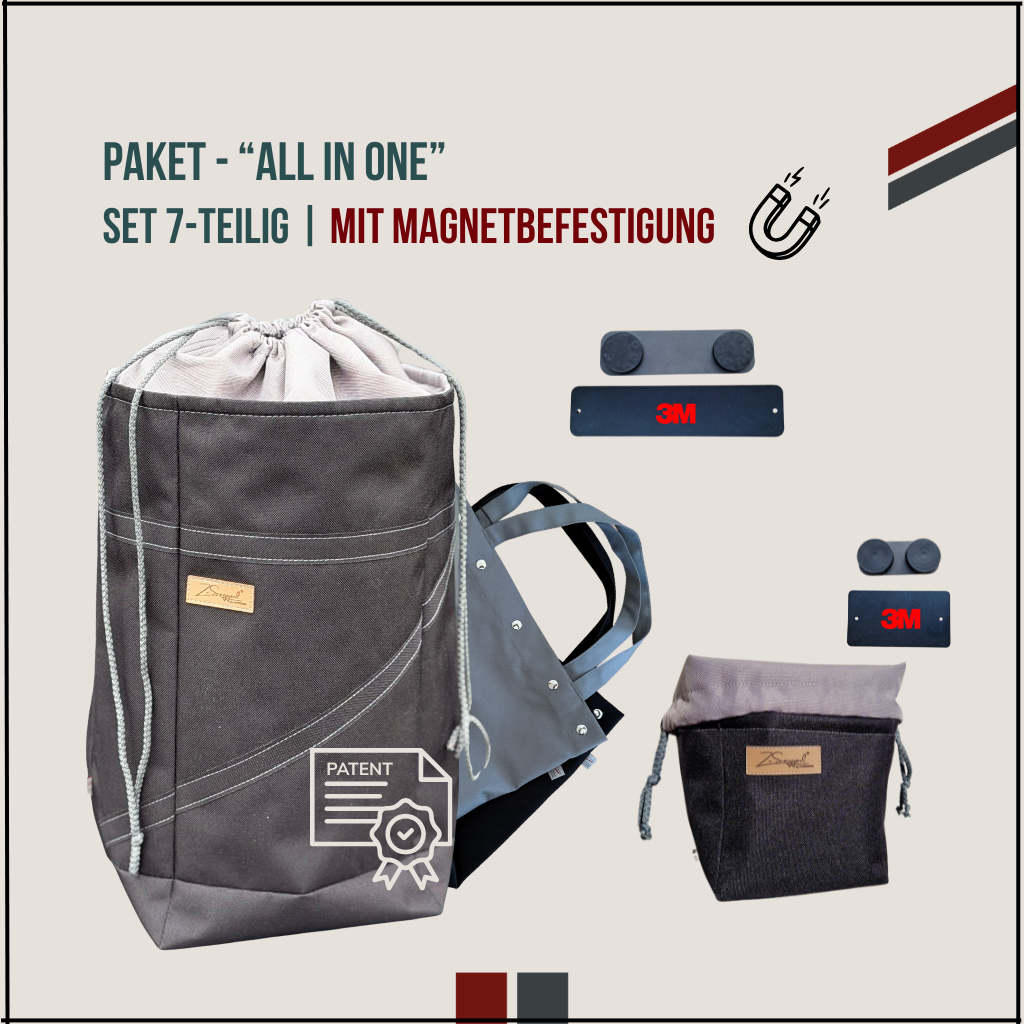 All in one - mit Magnetbefestigung (8-teilig)